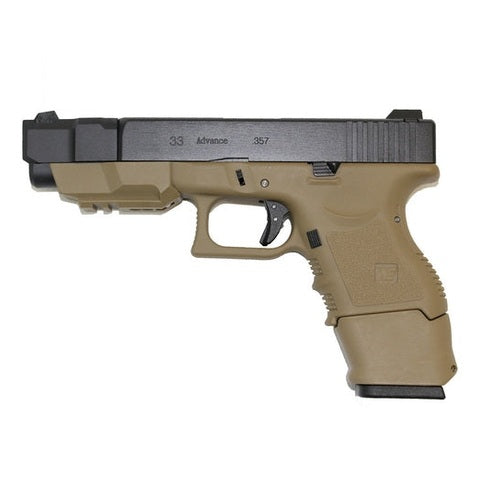 EU33 Advanced GBB Pistol (Black|Tan)
