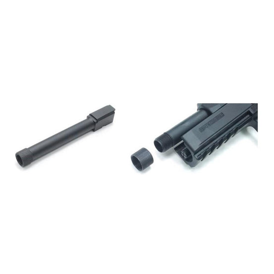 ASG Threaded metal outer barrel for CZ P-09-0