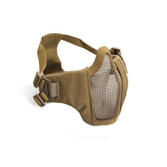 ASG mesh lower face mask with cheek pads - Tan-0