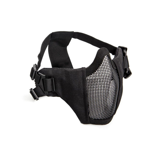 ASG mesh lower face mask with cheek pads - Black-0