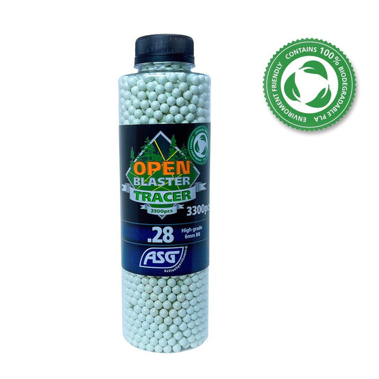ASG Open Blaster Tracer 0.28g 3300pcs - Green-0