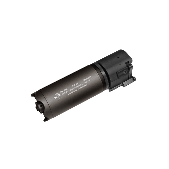 ASG B&T Rotex V Barrel Extension (Mock Suppressor) - 130mm - Grey-0