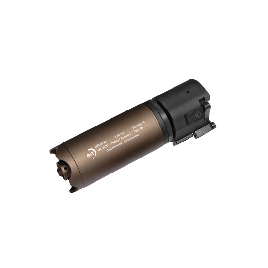 ASG B&T Rotex V Barrel Extension (Mock Suppressor) - 130mm - Bronze/Mud-0