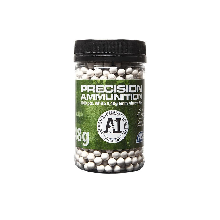 ASG Accuracy International BB 0.48g - 1000 pcs. Heavyweight sniper ammo-0