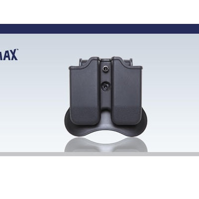 Amomax Double G17 magazine pouch - Black