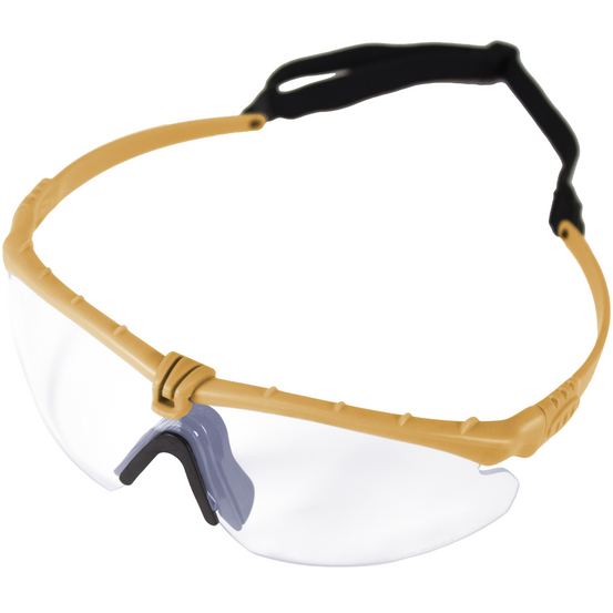 Battle Pro's Protective Eyewear (No Insert) (Clear-Tan)