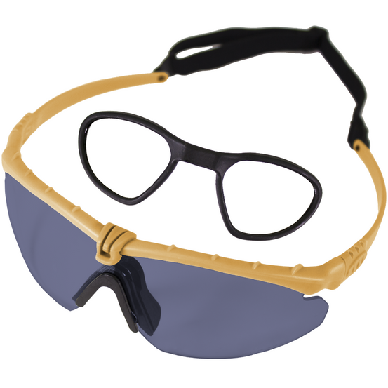 Battle Pro's Protective Eyewear (With Insert) (Smoked-Tan)