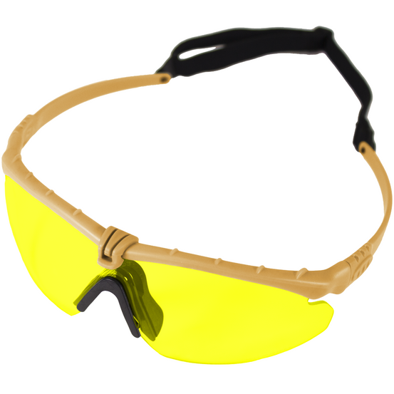 Battle Pro's Protective Eyewear (No Insert) (Yellow-Tan)