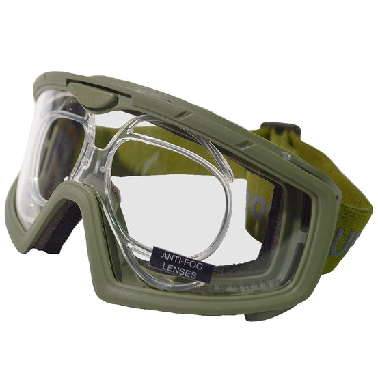 Battle Visor Protective Eyewear (With Insert) (Clear-Green)