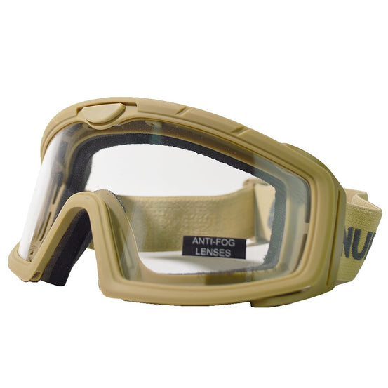 Battle Visor Protective Eyewear (No Insert) (Clear-Tan)