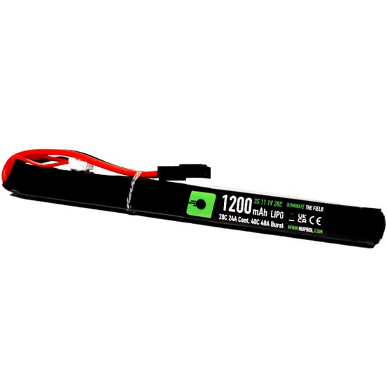 Nuprol NP Power 11.1v 1200mah 20C Slim Stick battery - mini tamiya-0