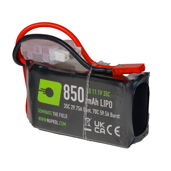 Nuprol LiPo Battery 850mAh 11.1v 30c (STK|JST)