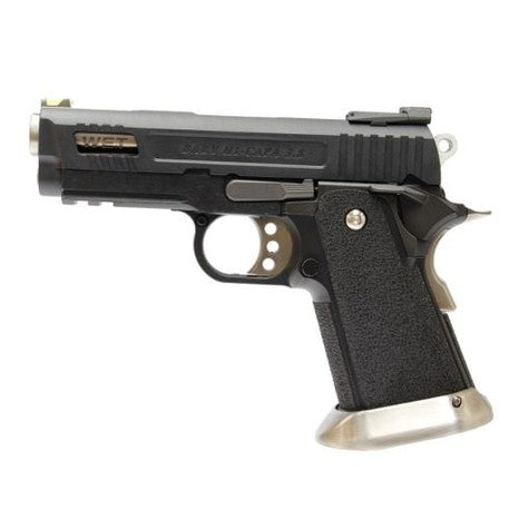 WE Hi-Capa 3.8 Velociraptor Pistol - Black