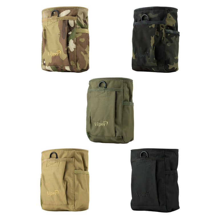 Viper Tactical Elite 600D Cordura dump bag with durable fabric, multiple compartments, and adjustable straps for tactical use.