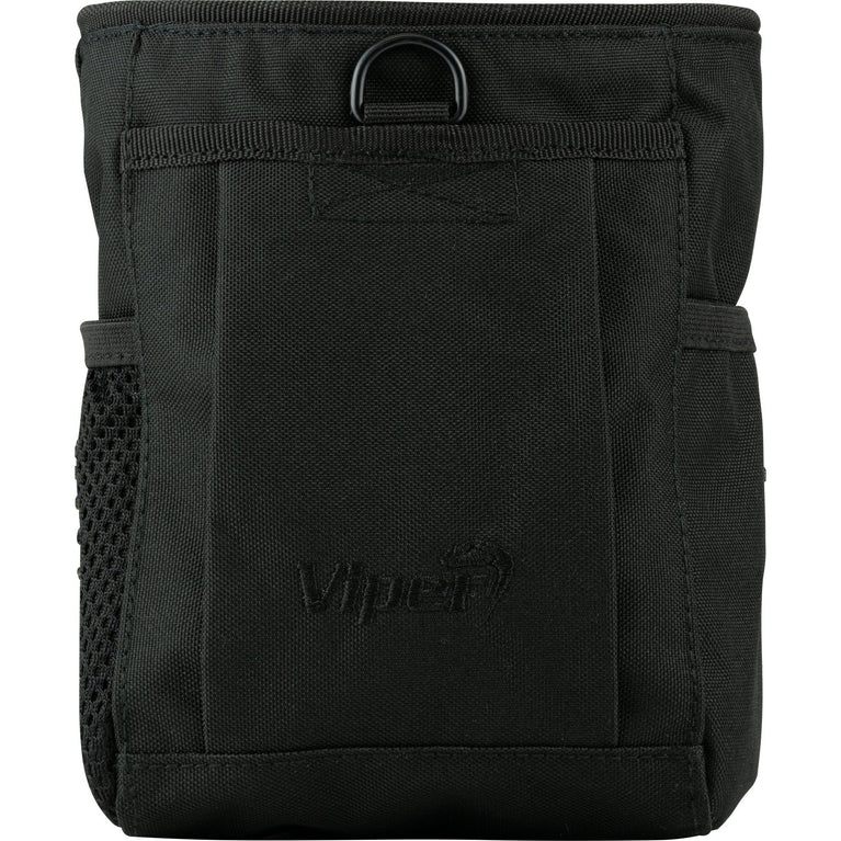 Viper Tactical Elite 600D Cordura dump bag in black with adjustable straps and multiple compartments for tactical gear storage.