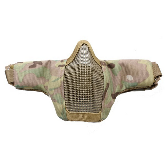 ACM Mesh lower face mask with cheek pad- Camo-0