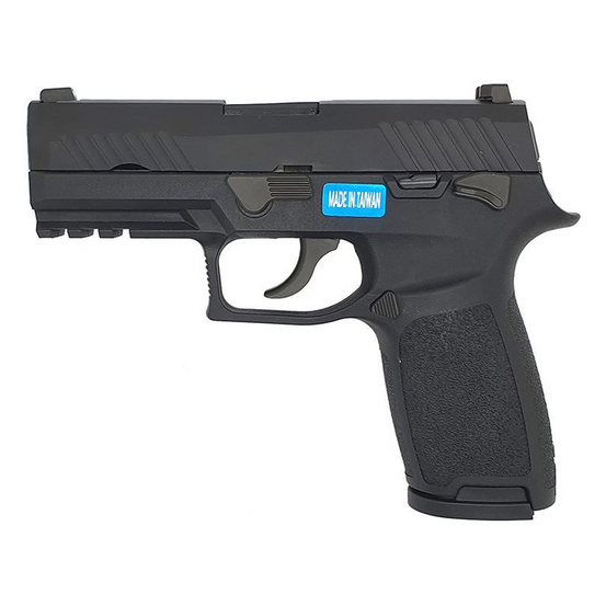 Asia Electric Gun P320 M18/F18 GBB Pistol- Black-0