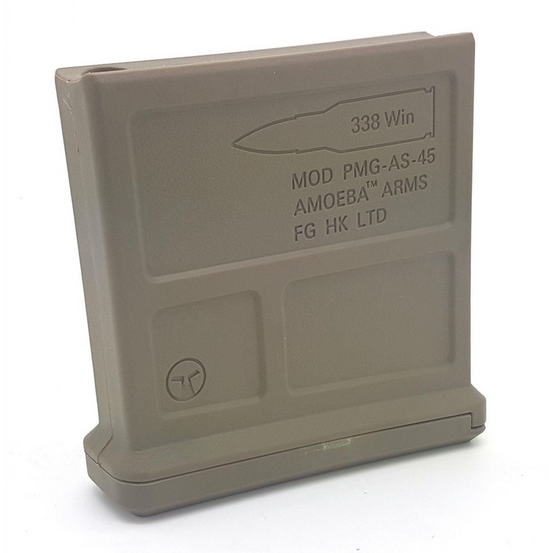 Ares Amoeba 45rd Striker long magazine- Dark Earth (tan)-0