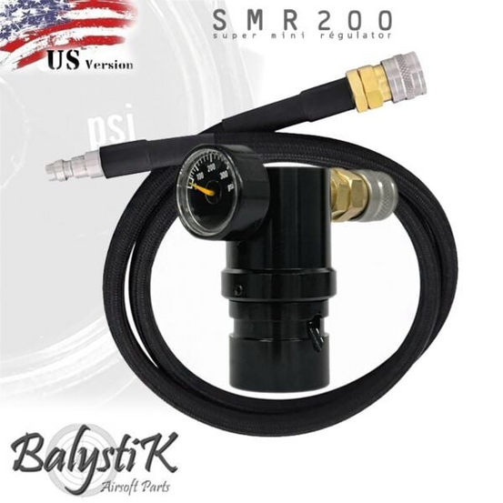 Balystik SMR200 HPA Regulator with 40 Inch macroflex braided hose-0