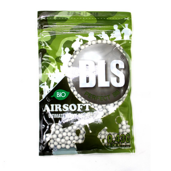 BLS 0.43g BIO Ultimate heavy BBS (1000 bag) - Ivory-0