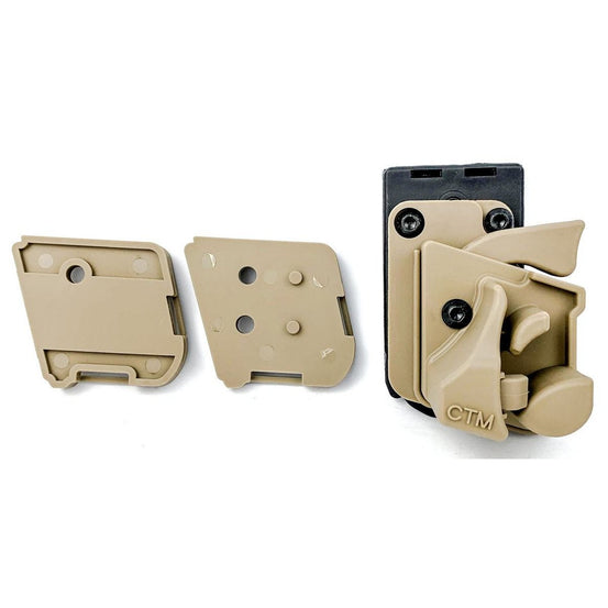 CTM Quick Release AAP-01/C Holster - Right Hand - Dark Earth