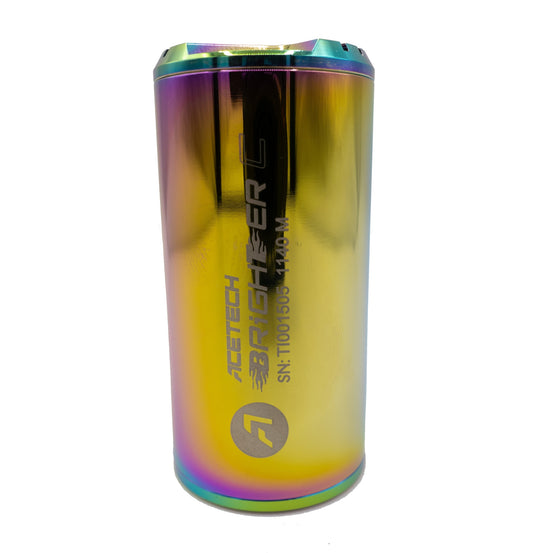 Acetech Brighter C Tracer in titanium showcasing sleek design and advanced features for airsoft tracking.