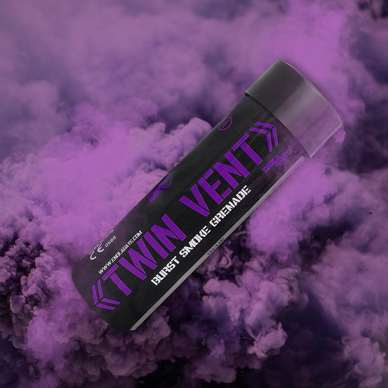 Enola Gaye Burst Wire Pull Purple Smoke Grenade- Pack of 5-0