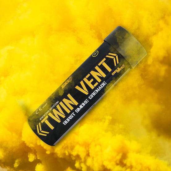 Enola Gaye Burst Wire Pull Yellow Smoke Grenade- Pack of 5-0