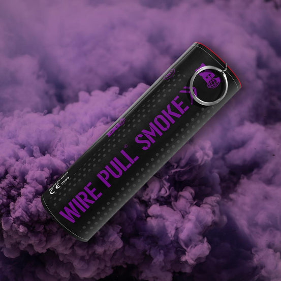 Enola Gaye WP40 Wire Pull Purple Smoke grenade - Pack of 5.-0