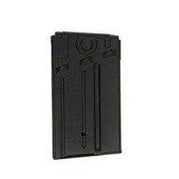 JG Works G3 500-round high-capacity magazine with black polymer body and metal feed lips for airsoft guns