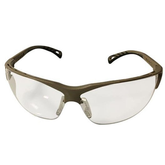 ASG Strike Systems glasses, Adjustable temples, Clear, Tan Frame-0