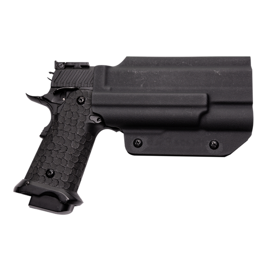 Kydex Customs Pro Series Light Bearing Hi-Capa Holster -Black R/H-0