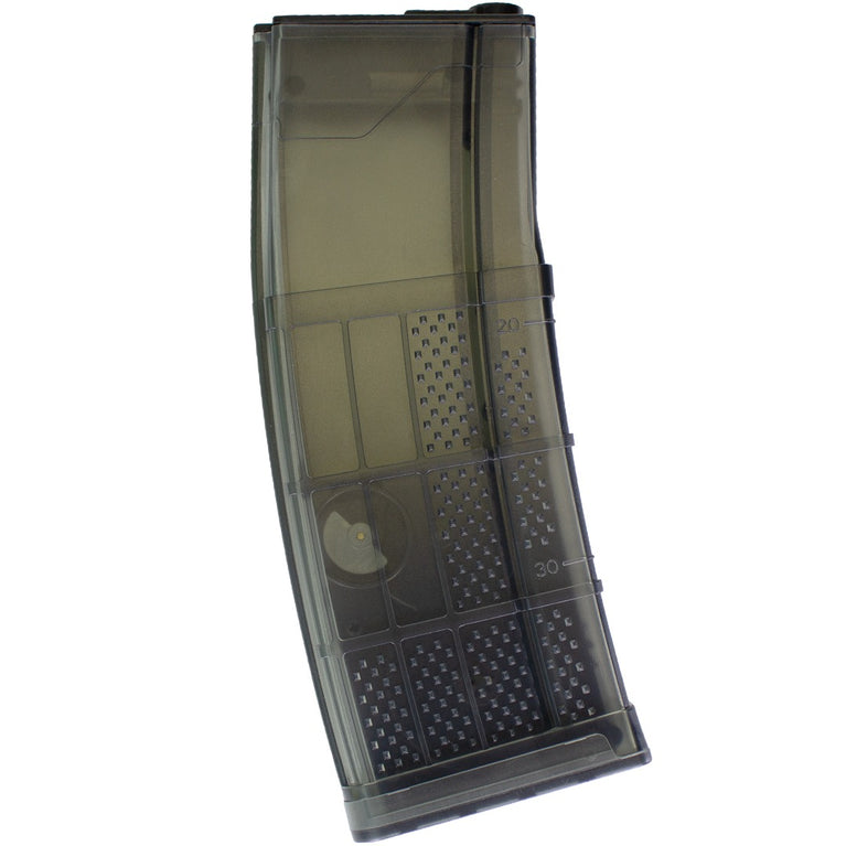 Nuprol M4 Magazine L-MAG v2 AEG Hi-Cap green with 380-round capacity for airsoft rifles.
