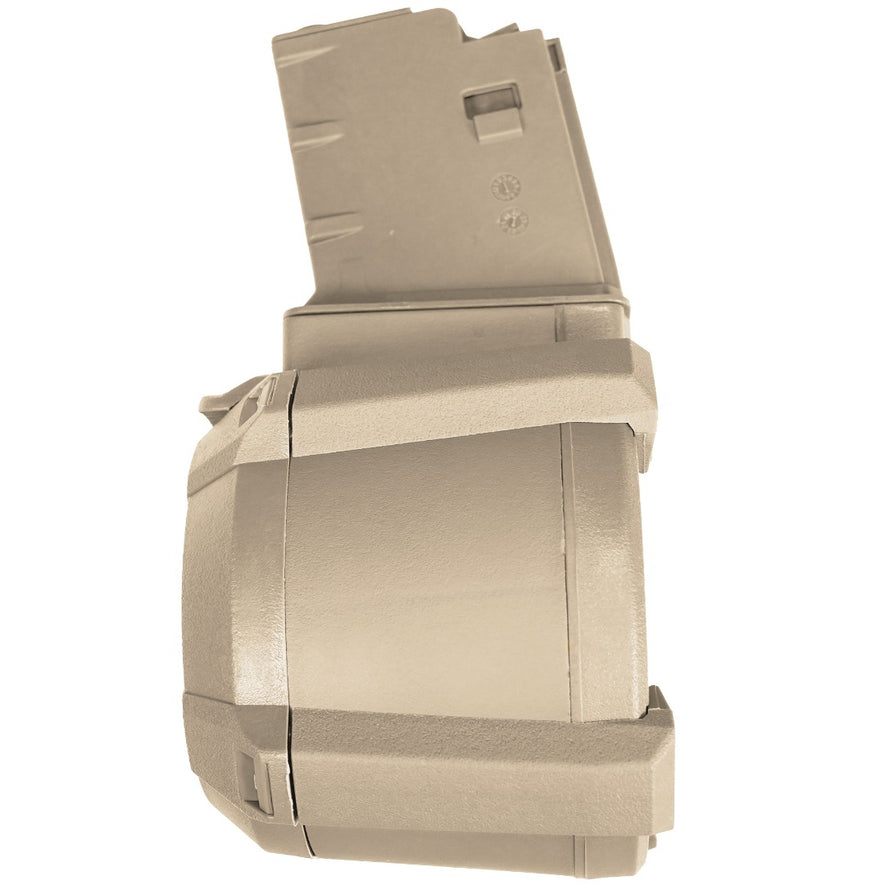 MASADA LP-Drum Magazine (Tokyo Marui) 1200R (Drum|Auto-Button) (Tan)