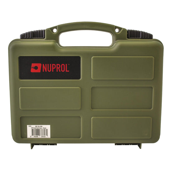 Nuprol NP Small Pistol Hard Case - Green (Wave foam)-0