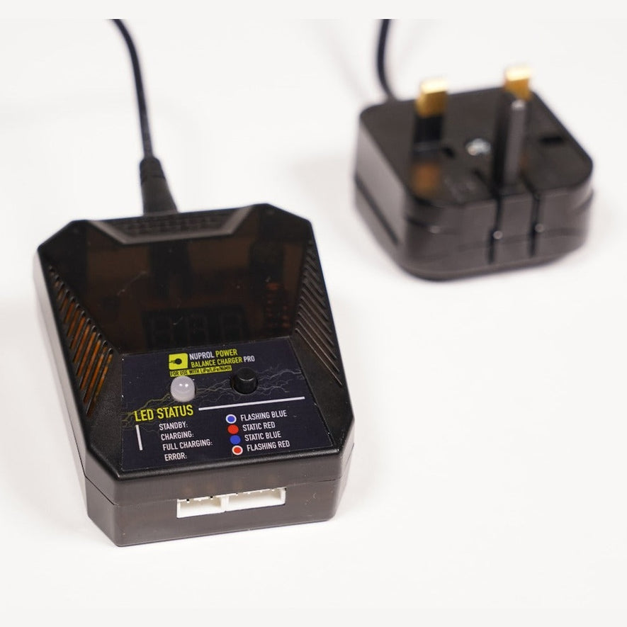 Nuprol LiPo/LiFe/Li-Ion (2s/3s) NiMH/NiCad (4s/8s) LED Display Battery Charger