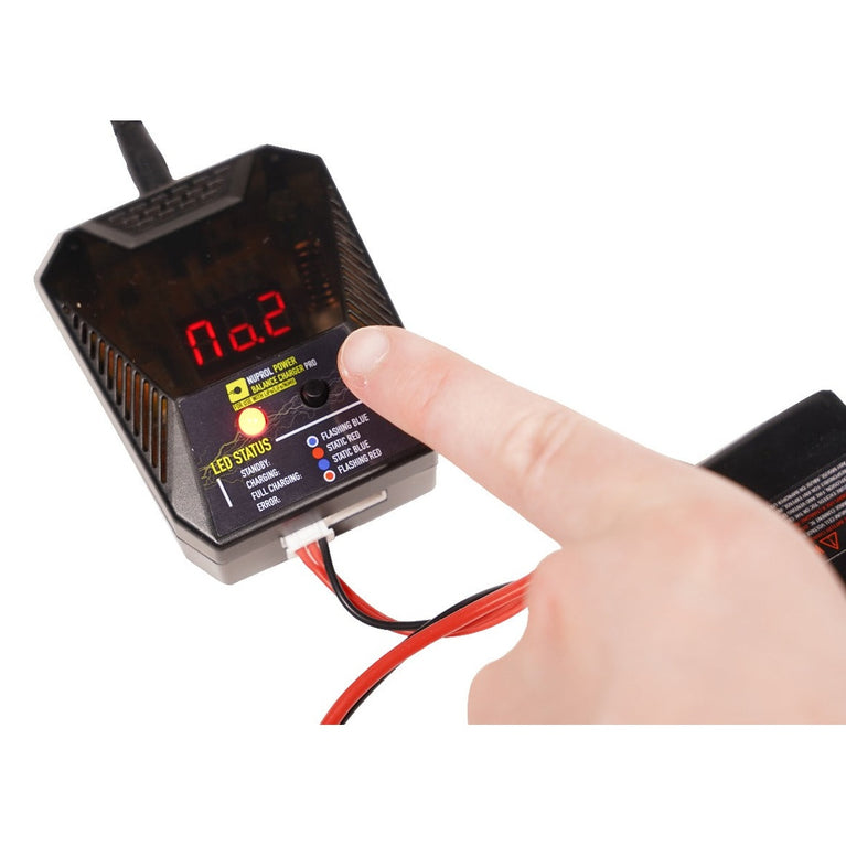 Nuprol LiPo/LiFe/Li-Ion (2s/3s) NiMH/NiCad (4s/8s) LED Display Battery Charger