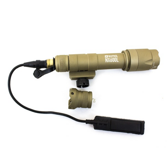 Nuprol NX600L Tactical airsoft torch in Tan-0