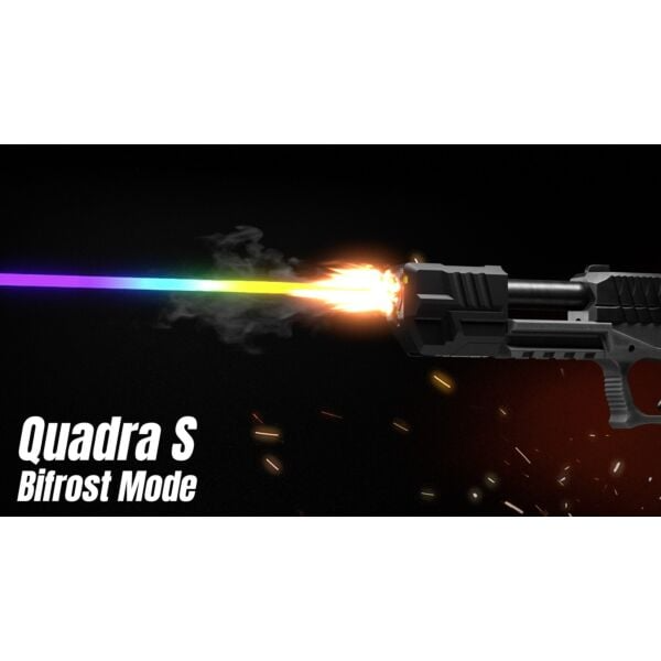 AceTech Quadra S Bifrost Red/Green Pistol Tracer Unit - Black