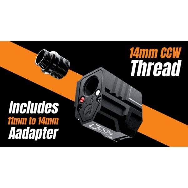 AceTech Quadra Red/Green Pistol Tracer Unit - Black