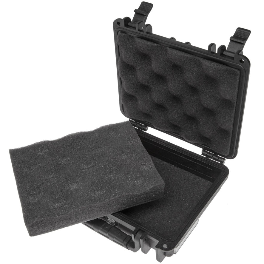 00101 Waterproof Hard Case inc P&P Foam | 19.0 x 17.5 x 6.0 cm (1.01l)