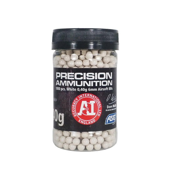 ASG Accuracy international 0.40g BB x 1000- White-0