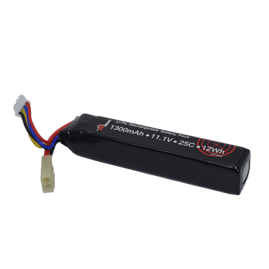 Vapex LP303 11.1V 1300mAh 25C LiPo battery with case-0