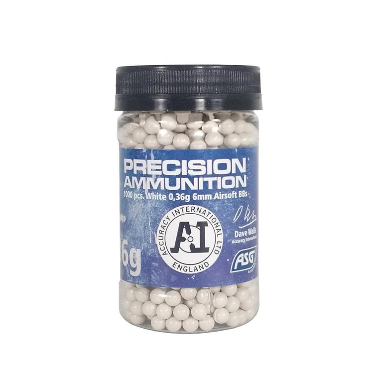 ASG Accuracy international 0.36g BB x1000- White-0