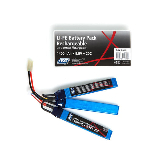 ASG 9.9V 1400 mAh LI-FE Battery, Cranestock/Nunchuck-0