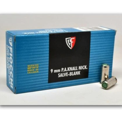 Fiocchi 9mm P.A. Knall Salve- Blank (For Zoxna etc)-0