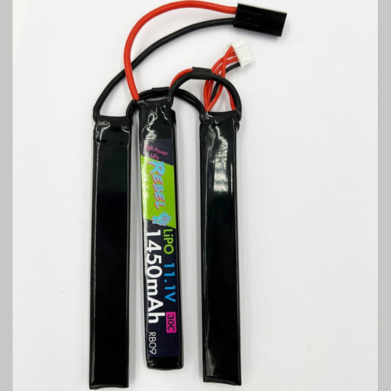 Rebel Battery - 1450mAh Lipo 11.1V 30C Nunchuck - Mini Tamiya