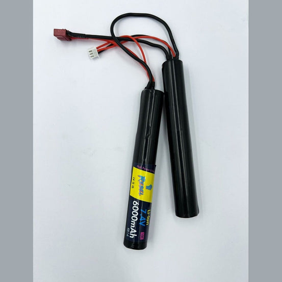 Rebel Battery - 6000mAh Li-Ion 7.4V 10C Nunchuck - Deans