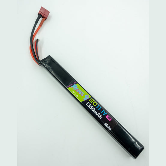 Rebel Battery - 1350mAh LiPo 11.1V 20C AK Stick - Deans