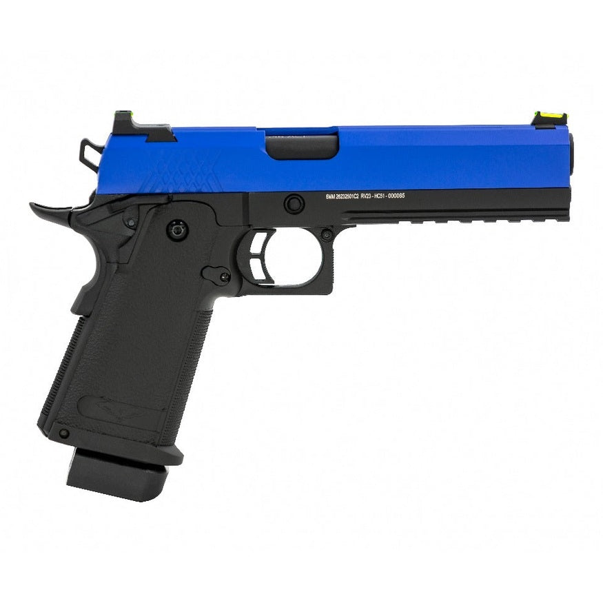 Hi-Capa 5.1 GBB Pistol (Dual Tone) (Blue|Black)